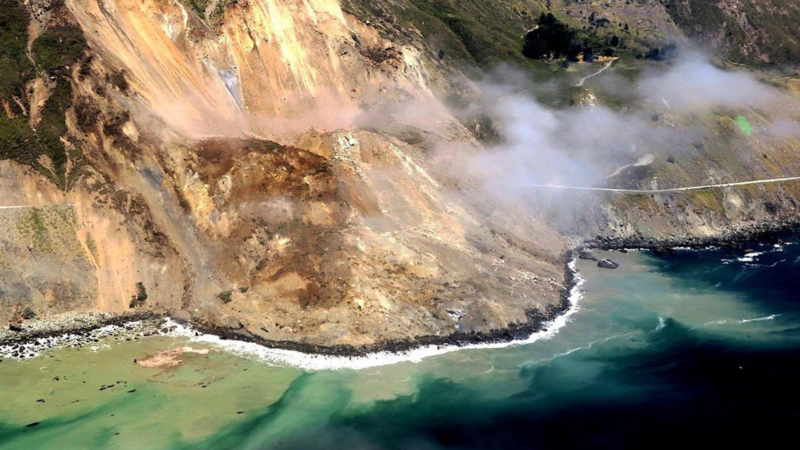 Automated Change Detection: Viewing the Big Sur Landslide with Satelytics